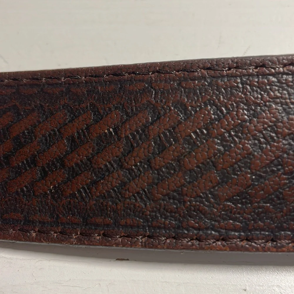 Nacona Belt Company brown leather her Western belt size 40